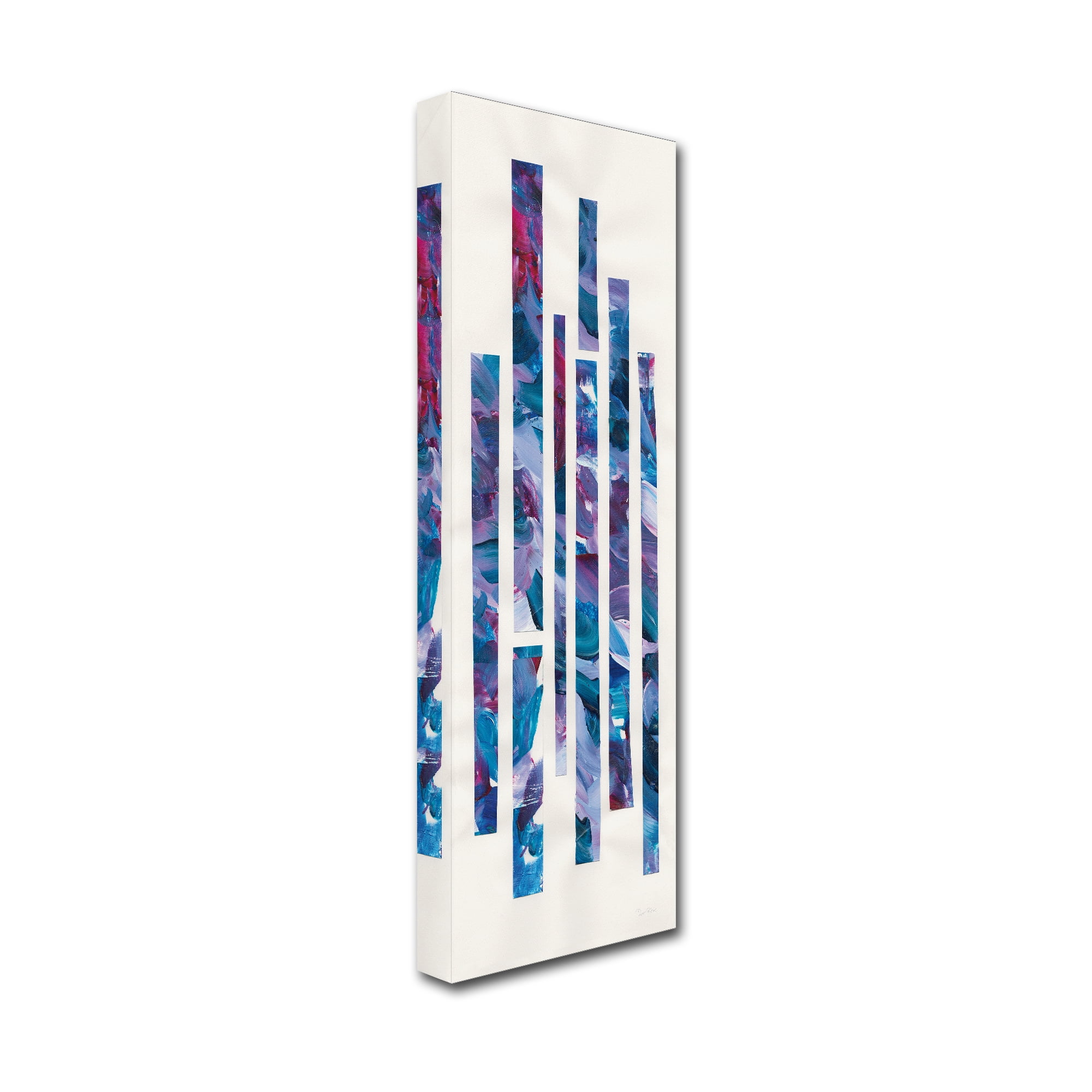 Trademark Fine Art 'Ribbons of Jewels I' Canvas Art by Piper Rhue