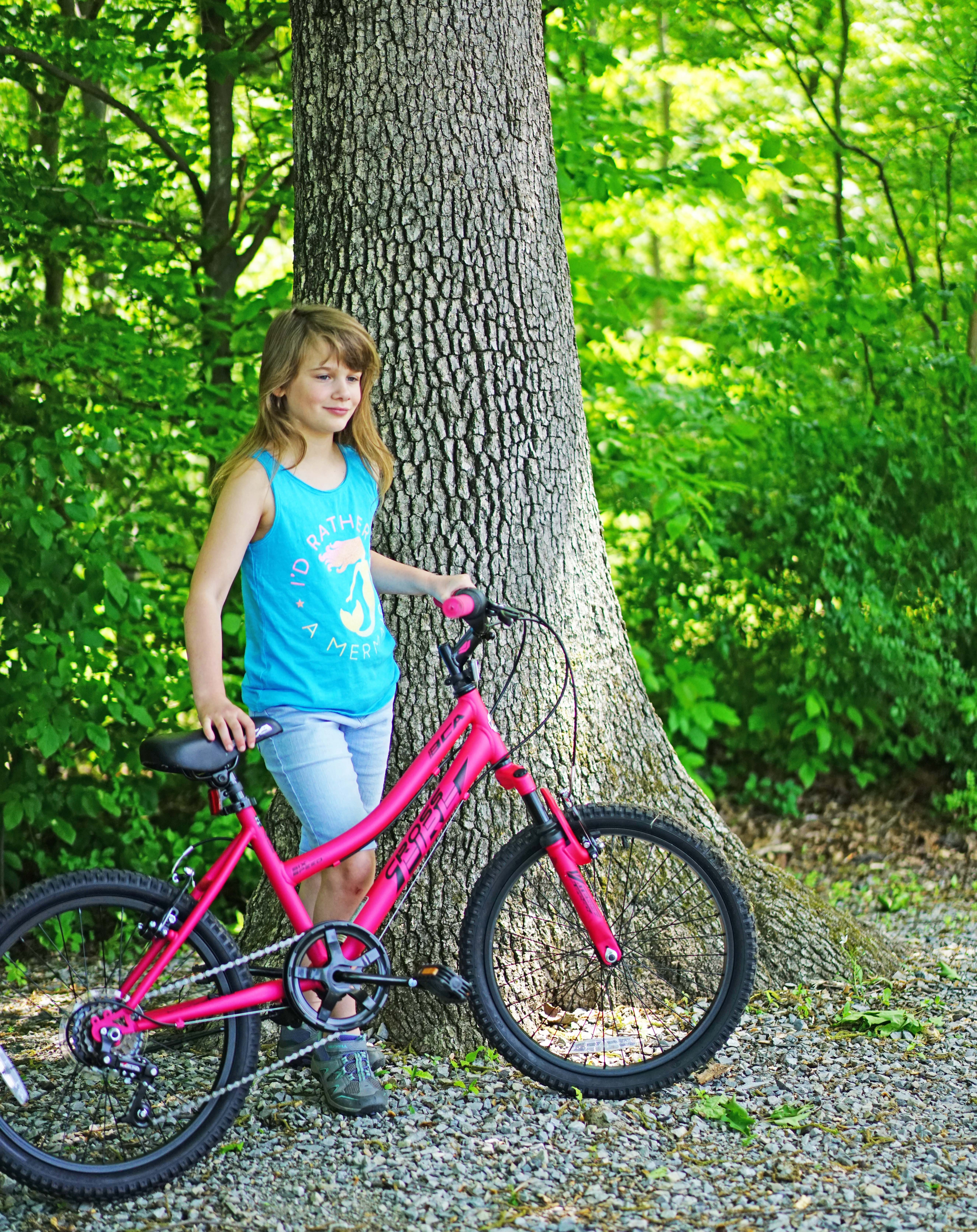 BCA 20" Crossfire 6-Speed Girl Child Mountain Bike, Pink/Black - image 4 of 10