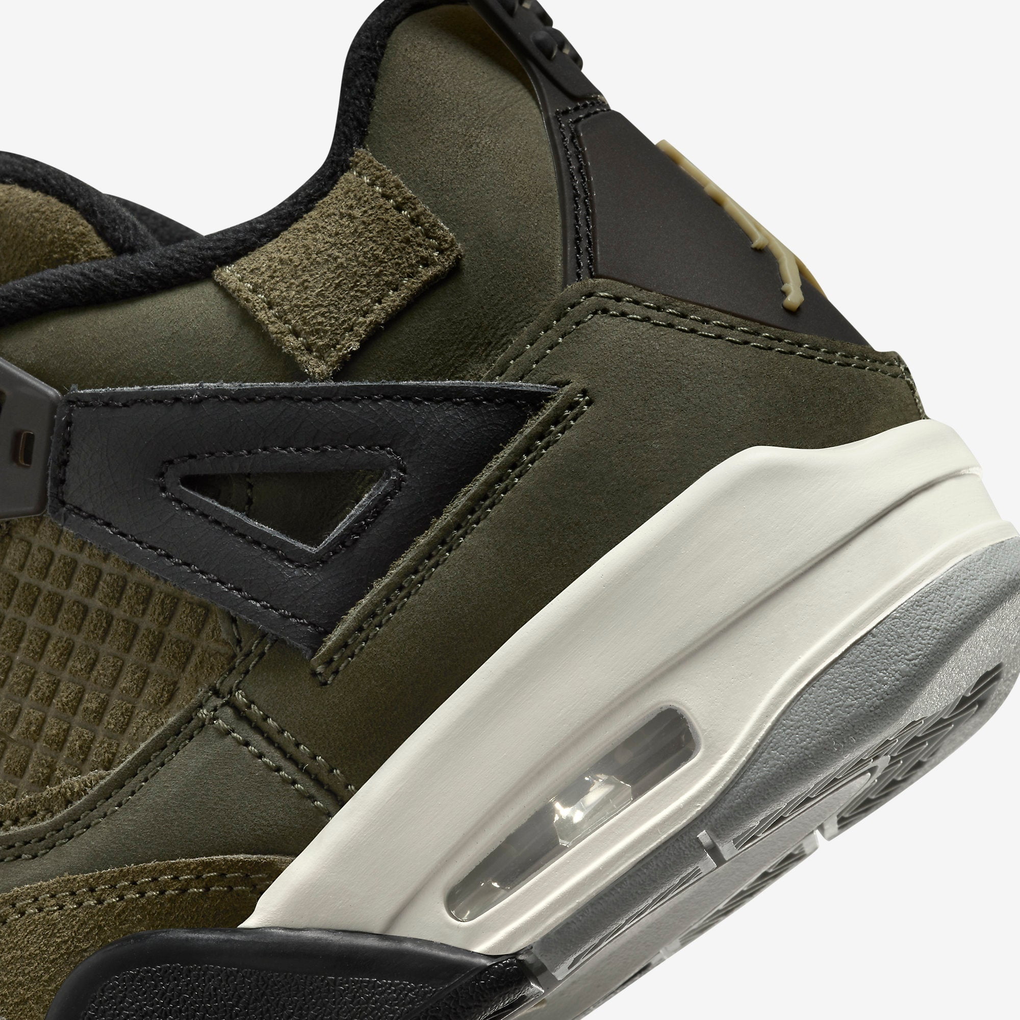 GS) Air Jordan 4 Retro SE Craft 'Medium Olive Canvas' (2023