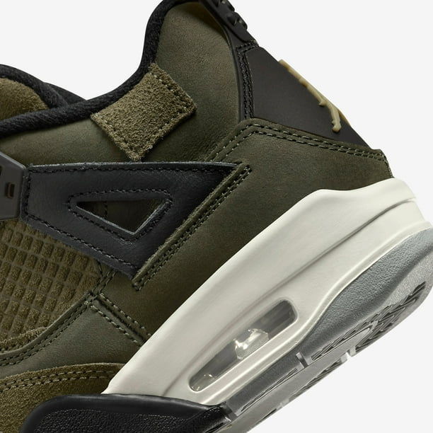 GS Air Jordan 4 Retro SE Craft Medium Olive Canvas 2023 FB9928 200 Walmart