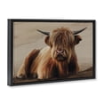 thumbnail image 2 of Stupell Industries Rustic Lodge Got My Hair Done Cattle Black Floating Frame Canvas Art, 25 x 17, by Renel Peters, 2 of 8