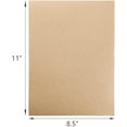 thumbnail image 2 of fafa-300 Pack Kraft Paper Sheets, 120 GSM Brown Printer Paper, Rustic Brown Stationery Paper for Arts and Craft, Drawing, DIY Projects, Invitation, Laser and Inkjet Printer Compatible, 8.5 x 11 Inch, 2 of 4