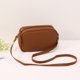 thumbnail image 4 of Bolso de Mensajero para Mujer, Bolso Cruzado de Ocio, Simple, Diario, Informal, de Verano, , Bolso de Hombro, Monederos, Bolso de marrón Soledad bolsos de hombro cruzados, 4 of 7