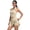 Beige, variant on AEXTO Cute Golf Tennis Dress Workout Athletic Dresses for Women with Shorts Pockets 2 Piece Sets Outfits Summer Clothes