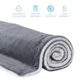 thumbnail image 4 of Pure Enrichment PureRelief Plush Heated Throw (50” x 60”) - 4 InstaHeat Settings, Soft Micromink & Sherpa Fabric, Machine Washable with Storage Bag - Cozy Electric Blanket for Couch or Bed Use, 4 of 9