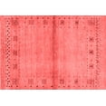 thumbnail image 1 of Ahgly Company Indoor Rectangle Abstract Red Contemporary Area Rugs, 6' x 9', 1 of 4