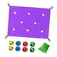 thumbnail image 5 of Juego de coordinación de lonas con agujeros para fomentar el espíritu de equipo en el jardín, interior y patio trasero. Violeta, 5 of 8