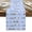 Blue, variant on Cute Birds Table Runner Funny Snowflake Wire Sparrow Tablerunners 13 x 36 Inch, Table Decorations Tabletop Scarf for Summer Gathering Holiday Farmhouse Kitchen Dining Decor
