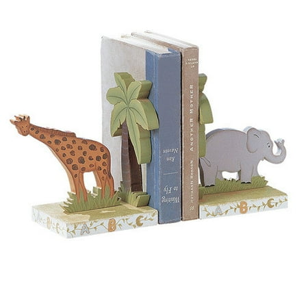 Teamson Kids Alphabet Animal Theme Book Ends