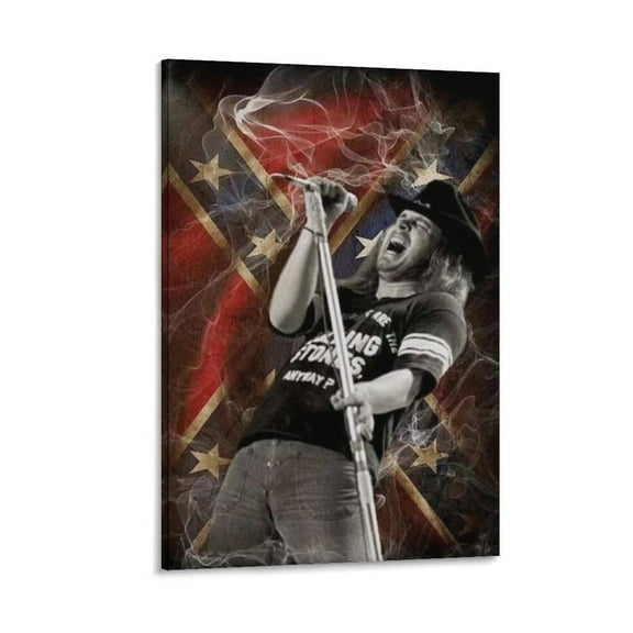 Ronnie Van Zant Poster Artworks Picture Print Poster Wall Art Painting Canvas Gift Decor Home Posters Decorative 08x12inch(20x30cm)