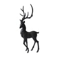 thumbnail image 3 of Fancyes s Statue Elk Figurine Statuette Gift Elk Craft Sculpture Deer Ornament for Mantel Bookshelf Art Shelf Fireplace Desk Standing, 3 of 8