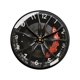 thumbnail image 4 of Reloj de pared con motivo de rueda - Decoración de pared tranquila para colgar - Decorativo, C, 4 of 9