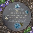 thumbnail image 3 of Personalized Memorial Garden Stone, In Memory Stepping Stone, Grave Marker, 3 of 4