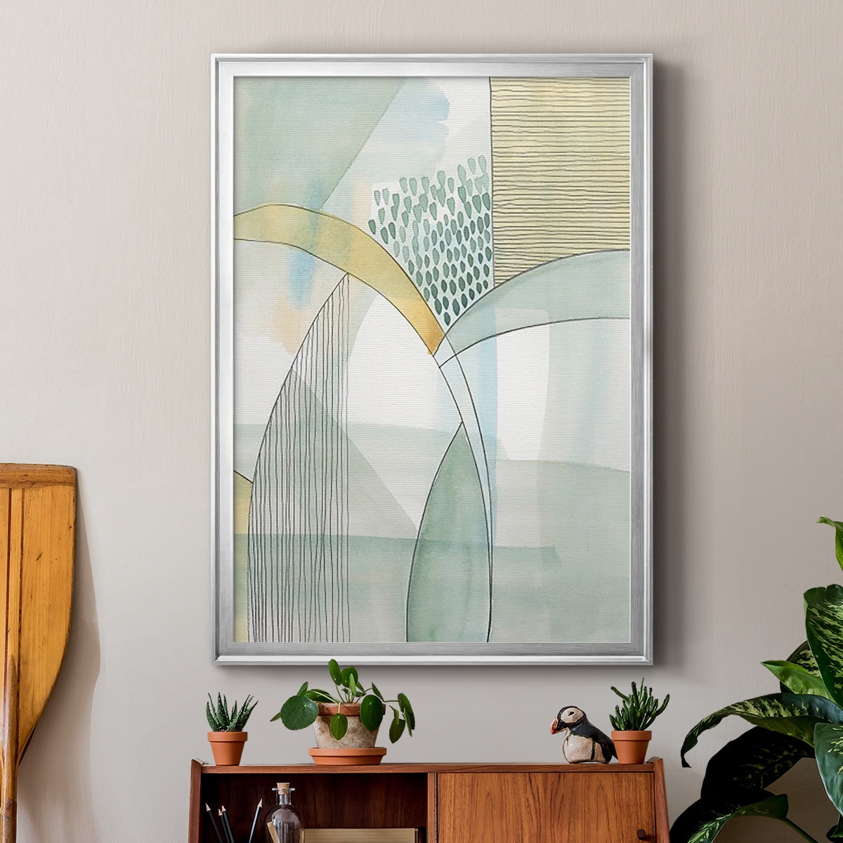 Mint Reflection I Premium Framed Print, in Gold, Black, or Silver - Ready to Hang