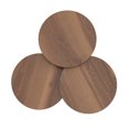 thumbnail image 4 of Set of 3 Nesting End Tables - PAK Home Pine Wood Round Stacking Coffee Side Accent Tables with Metal Legs for Living Room, Home Office, Nightstands for Bedroom, Sturdy & Easy Assembly, Walnut, 4 of 9