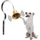thumbnail image 3 of Timbre para perro, timbre para puerta para mascotas, timbre colgante de latón para entrenamiento para ir al baño, entrenamiento en el hogar, limpieza del hogar (negro) oso de fresa Electrónica, 3 of 5
