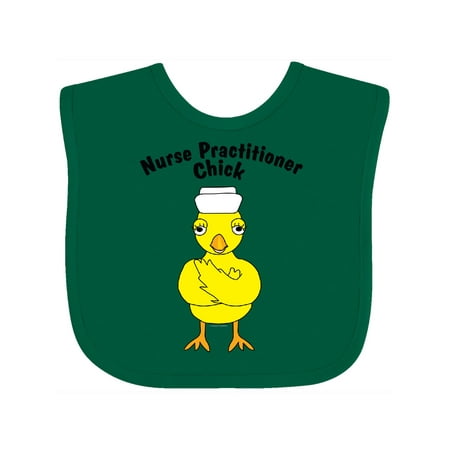 

Inktastic Nurse Practitioner Chick Gift Baby Girl Bib