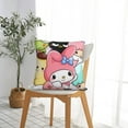 thumbnail image 4 of Hello Kitty Pillow Cover, Square Throw Pillow Cases For Couch Sofa Bed Living Room,Home Decorative, 16"X16", 4 of 9