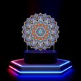 thumbnail image 3 of Cuadros Decorativos Kit de pintura de diamante de forma especial de luz cambiable 3D de mosaico DIY Likrtyny embutido en tela, 3 of 8