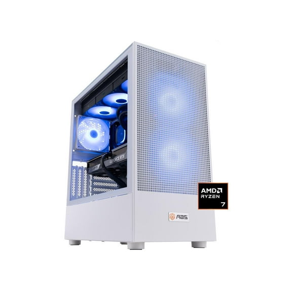 ABS Aeolian Ruby Gaming PC - Windows 11 - AMD Ryzen 7 7800X3D - GeForce RTX 5070 Ti - DLSS 4 - AI-Powered Performance - 32GB DDR5 6000 - 2TB M.2 NVMe SSD - AR7800X3D5070TI2