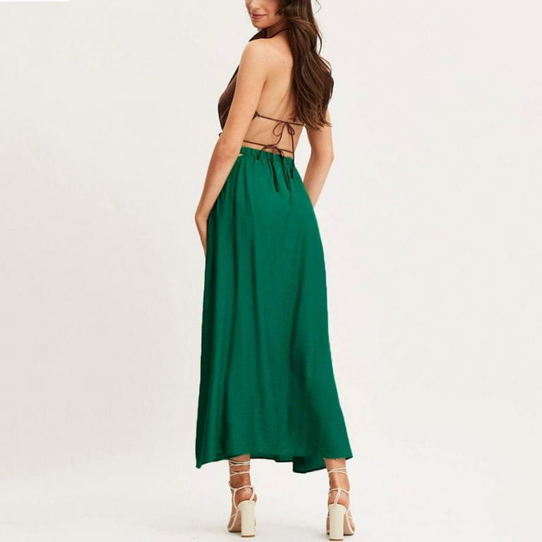 High low skirt outlet with pockets