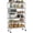 Silver, variant on 6-Tier Storage Shelves NSF Certified Wire Shelving Unit with Wheels Heavy Duty Metal Shelves Adjustable Steel Shelving 2100Lbs Capacity for Closet Pantry Basement- (18"Dx45"Wx82H", Silver)