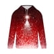 thumbnail image 3 of Sudadera con capucha para hombre, informal, con cordón, estampado navideño, deportiva, blusa de poliéster, 3 of 4