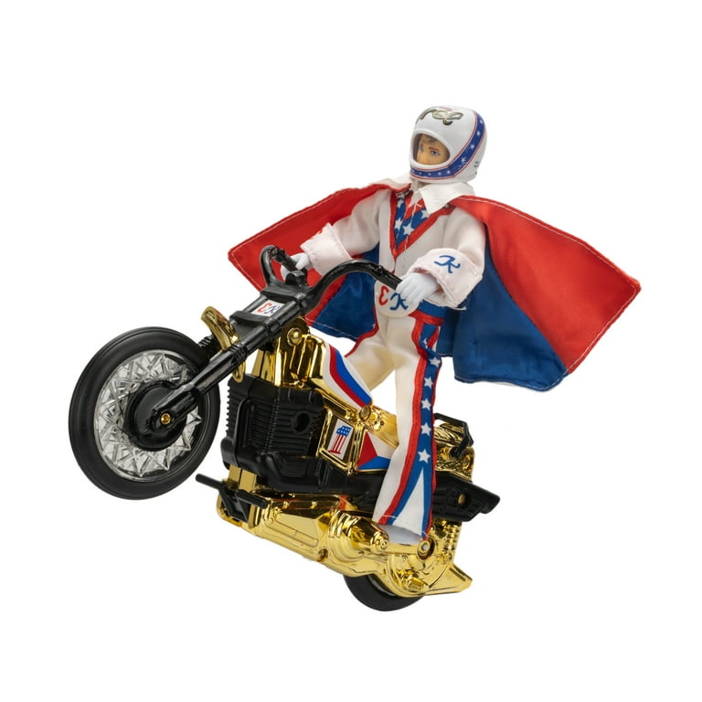 Evel Knievel 50th Anniversary Stunt Cycle Golden High Jumper