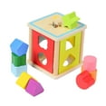 thumbnail image 2 of TISHITA Blocks Shape Sorter Toy Color Shape Sorting Matching Game for Preschool, 2 of 8