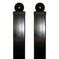 thumbnail image 5 of ALEKO Lot of 2 Large Caps for Driveway Gate Fence Post 3.5 x 3.5 inches Black, 5 of 10