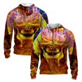 thumbnail image 3 of Sudadera con capucha con cremallera y estampado 3D de llamas geniales para hombre, sudadera con capucha de moda con personalidad, sudaderas deportivas de gran tamaño para hombre, camisetas para niños,, 3 of 5