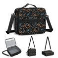 thumbnail image 5 of Game Controller Black Pattern Insulated Lunch Bag with Shoulder Strap and Bottle Holder,Bento School Lunch Bag Box,11x9.5x3.5 Inches, 5 of 5