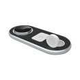 thumbnail image 1 of Cargador inalámbrico 3 en 1, soporte magnético, almohadilla de carga plegable para reloj, teléfono móvil y auriculares., 1 of 5