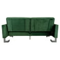 thumbnail image 6 of SAFAVIEH Tribeca Foldable Sofa Bed Emerald / Steel, 6 of 7