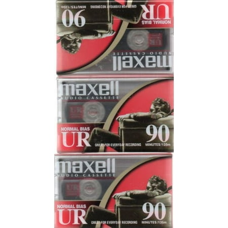 Maxell Audio Cassette Normal Bias UR 90 Minutes ()