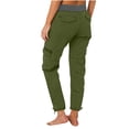 thumbnail image 5 of Cavosen Wide Leg Pants Woman Baggy High Waisted Trousers with Pockets Palazzo Bottoms Drawstring Windbreaker Clothes, 5 of 6