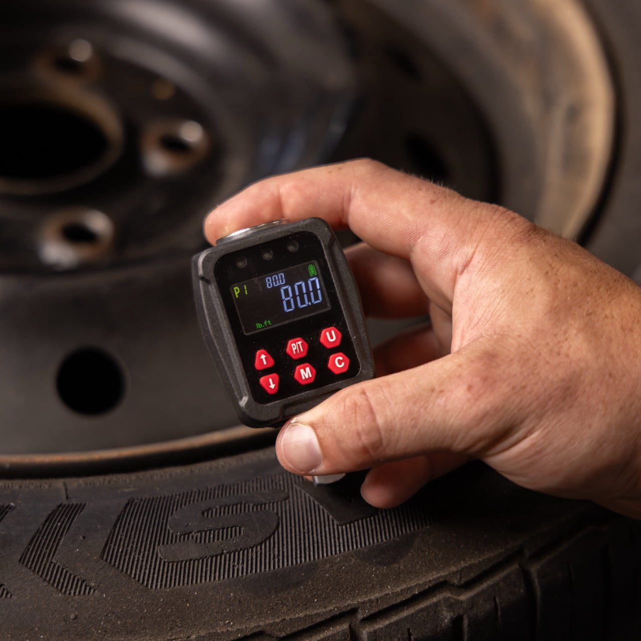 Hyper Tough 1/2-inch Drive Digital Torque Adapter, 12.5- 250 ft/lbs