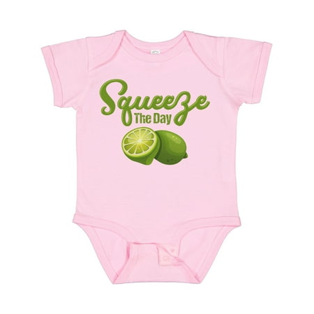 

Inktastic Lime Squeeze the Day Gift Baby Boy or Baby Girl Bodysuit