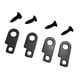 thumbnail image 5 of Kit de montaje para pedal de efectos de guitarra 4 soportes y 4 tornillos Universal Luthier Easy Negro, 5 of 9