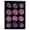 Purple, variant on 12-Pack 8 cm (3.15 in) Coffee Brown Flocked Christmas Ball Ornaments, Boxed Velvet-Look Hanging Baubles with Vintage Holiday Patterns, Christmas Tree, Wreath, Garland, Holiday Party and Home Decor