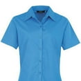 thumbnail image 2 of Premier Short Sleeve Poplin Blouse / Plain Work Shirt, 2 of 4