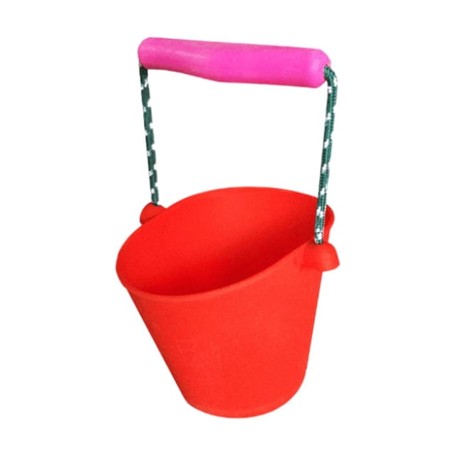 Cubo plegable de silicona de 1.5L para acampar rojo Sunnimix Cubo plegable