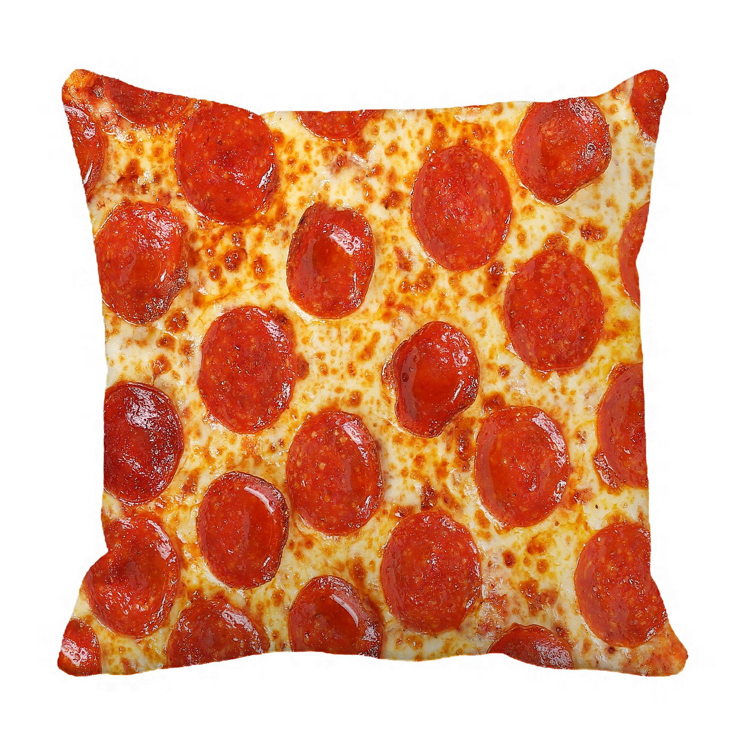 PHFZK Pizza Pillow Case, Italian Classic Pepperoni Pizza Pillowcase