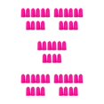 thumbnail image 1 of Paquete de 10 tapones para los oídos Minnieouse prevención del ruido ayuda para dormir viajes Rosa roja, 1 of 6