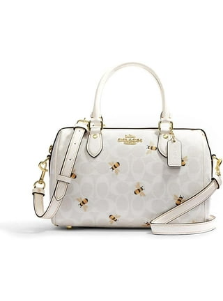 Authentic+Coach+Mollie+Tote+25+Heart+Stripe+Print+Crossbody+CA252 for sale  online