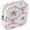 04Pink Bow, variant on Luxury Small Soft Quilted Cotton Makeup Bag for Purse, Cosmetic Bag with Compartments, Cotton Aesthetic Makeup Bag, Travel Toiletry Pouch, Key Pocket Lipstick Bag Card Holder Data Cable Organizer