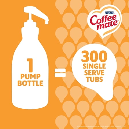 COFFEE MATE COFFEE-MATE NES73358 50.7 OZ. LIQUID CREAMER PUMP BOTTLE – CARAMEL