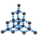 thumbnail image 1 of Herramienta de modelo de estructura molecular de dióxido de silicio SiO2 para equipos de química de ayuda didáctica, 1 of 8