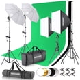 thumbnail image 1 of Kit de iluminación fotográfica NEEWER con fondos y soportes de 2,6 x 3 m, 1 of 9