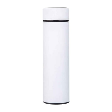 

Fall for Home Savings! UHUYA Coffee Thermos Coffee Bottle Tea Infuser Bottle Smart Sports Water Bottle with LED Temperature Display Double Wall Vacuum Insulated Water Bottle Stay Hot for 2 White